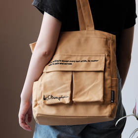 现货【毛姆诞辰150周年纪念】毛姆签名刺绣托特包