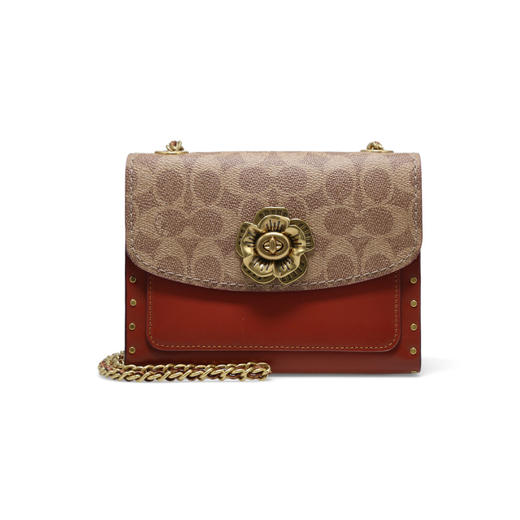 COACH 奥莱款 Parker迷你女士PVC配皮单肩斜挎包 商品图8