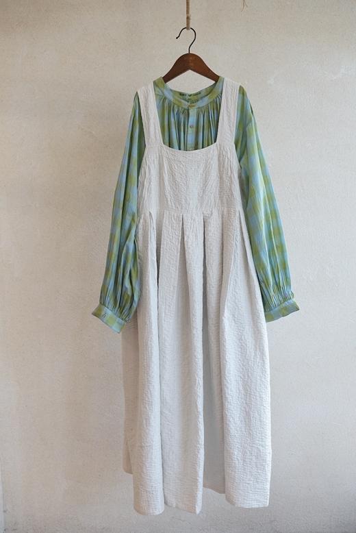 MAKU textiles｜丝棉羊毛宽背带裙连衣裙 商品图13