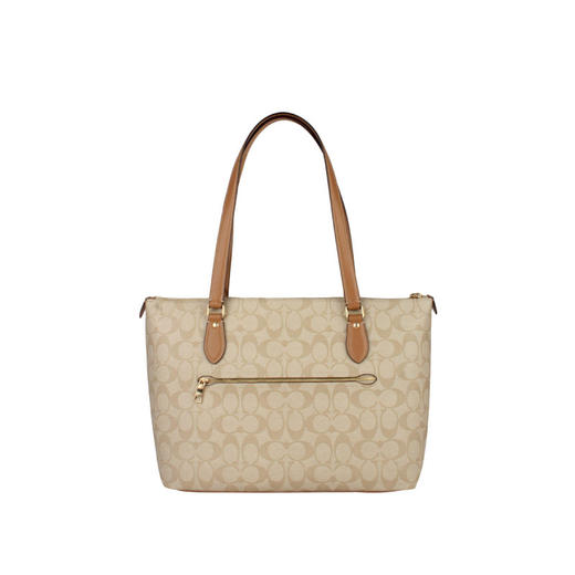 COACH 奥莱款女士PVC配皮单肩手提包 商品图3