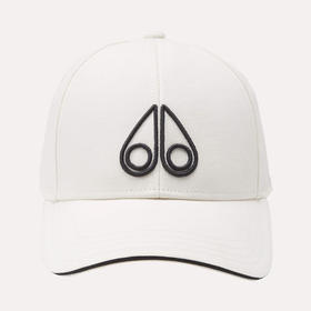 MOOSE KNUCKLES 男女通用金属驼鹿指节徽标棉质棒球帽 白色 M14LA531 1103