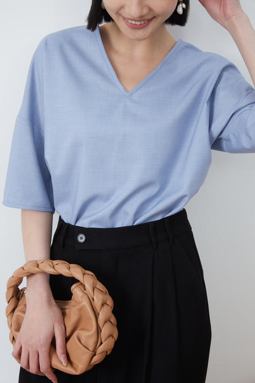 噢蜜ooomeooov领香蕉袖上衣 商品图4