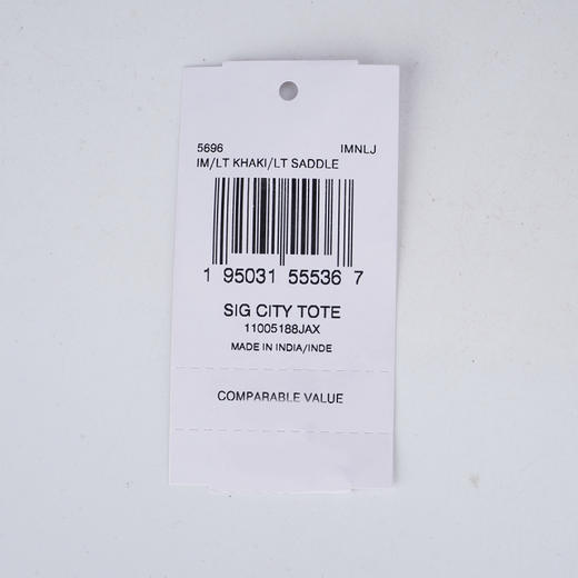 COACH 奥莱款大号女士PVC配皮单肩手提托特包 商品图9