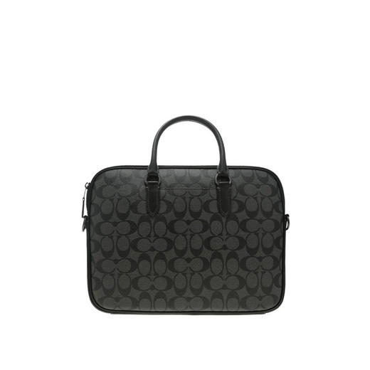 COACH 奥莱款男士PVC配皮单肩斜挎手提包 商品图3