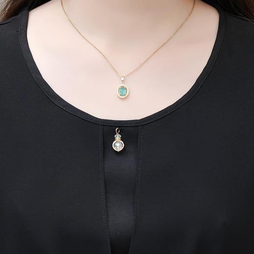 短袖时尚小衫+直筒阔腿长裤裤套装QYM-TYH-247273-Y 商品图3