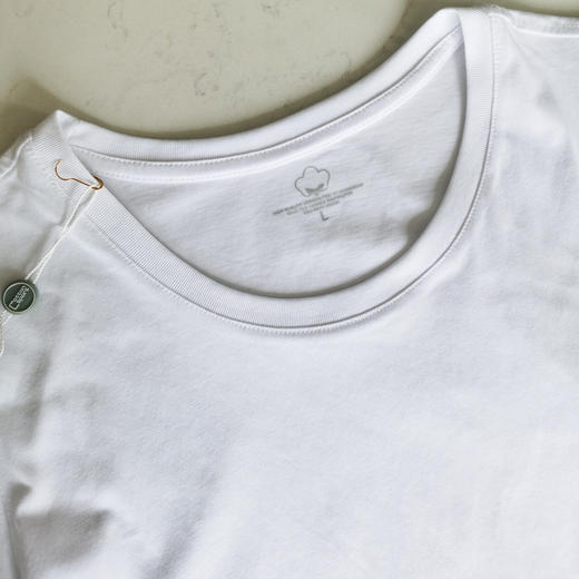 休闲T恤圆领纯色纯棉【FL22507】 商品图4