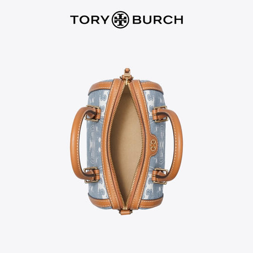 【1F】Tory Burch 汤丽柏琦【刘雯同款】 T MONOGRAM 迷你丹宁酒桶包 商品图4