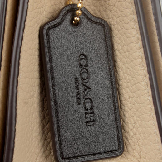 COACH 专柜款女士PVC配皮单肩斜挎包 商品图8