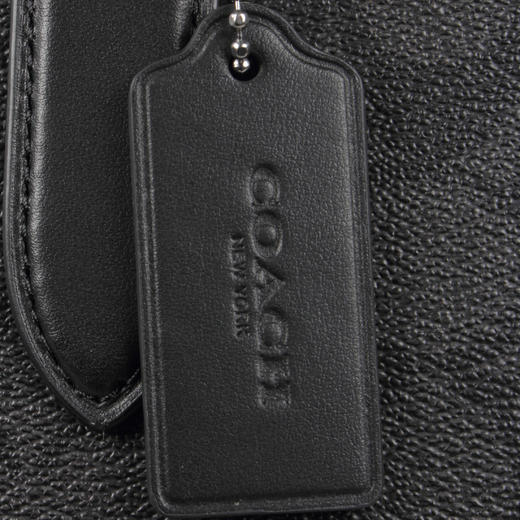 COACH 奥莱款大号男士PVC配皮单肩斜挎手提包 商品图9