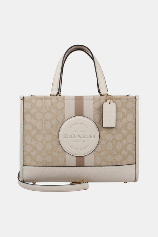 COACH 奥莱款女士织物配皮单肩斜挎手提包 商品图13