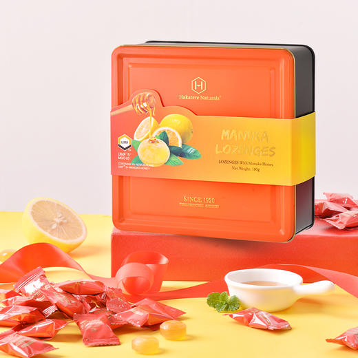 荷塔威UMF5+麦卢卡蜂蜜润喉糖果 柠檬味 硬质糖 新西兰进口 零食 礼物 商品图2