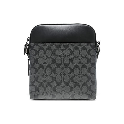 COACH 奥莱款小号男士PVC配皮单肩斜挎包 商品图3