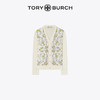 【1F】Tory Burch 汤丽柏琦 撞色针织开衫TB 154441 象牙色/兔子田野图案 商品缩略图0