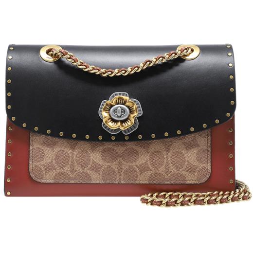 COACH 奥莱款小号女士PVC配皮单肩斜挎 商品图8