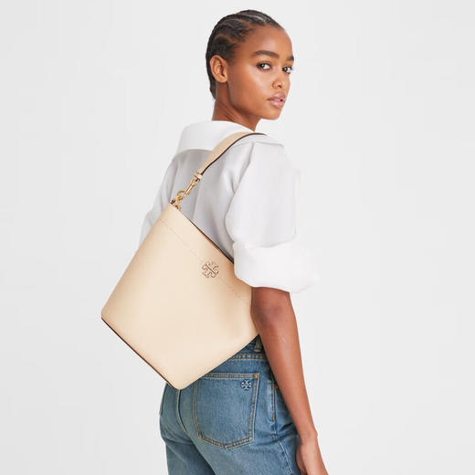 【1F】Tory Burch 汤丽柏琦【礼物】MCGRAW中号水桶包HOBO 商品图1