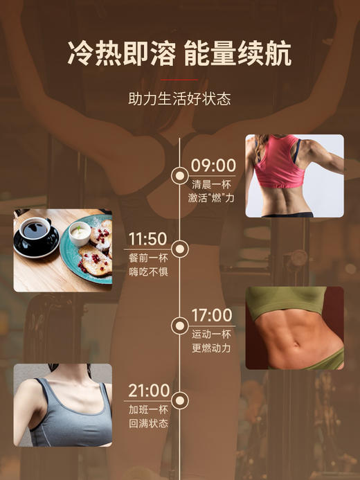 【官方直发】益复生每日燃动人参浓缩咖啡液每盒12条即溶咖啡 商品图4