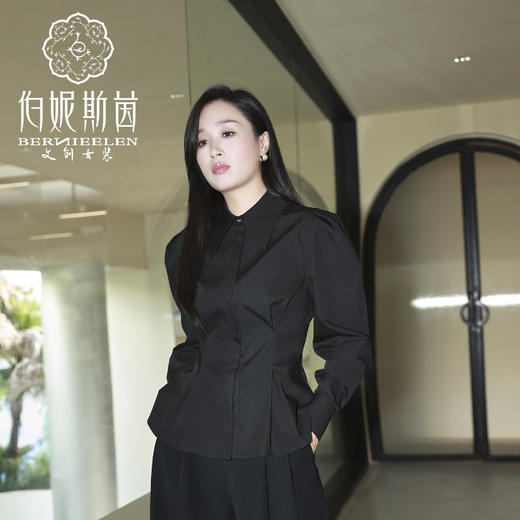 皓色、漆黑色衬衫HJ1F10 商品图0