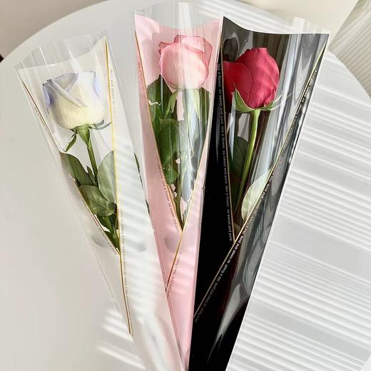 【520单支袋】金三角单支玫瑰袋（45个左右/包） 商品图2