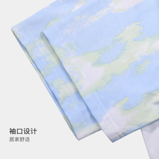 美季美优女士棉质扎染印花短袖套装J420304 商品图2