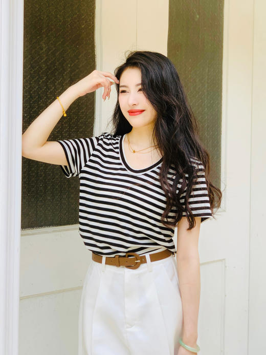 【百图lulu定制】【小A字短裤】买一送一，送腰带  轻休闲 轻通勤 夏日短裤 商品图3