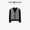 【1F】Tory Burch 汤丽柏琦  撞色针织开衫TB 154441 黑色 968 XS 推荐 80-90 斤 商品缩略图3