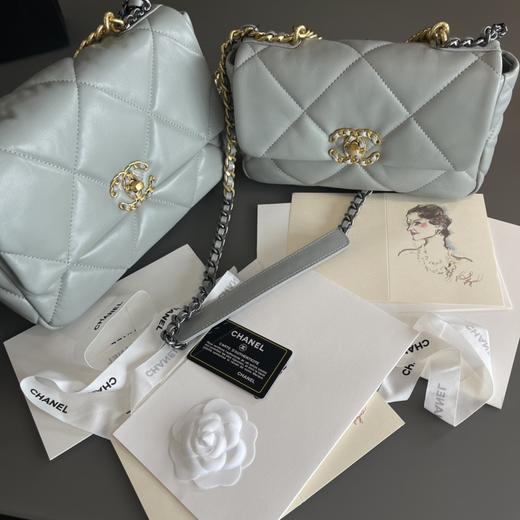 欧阳娜娜同款香奶奶19山羊皮翻盖斜挎单肩包 商品图3