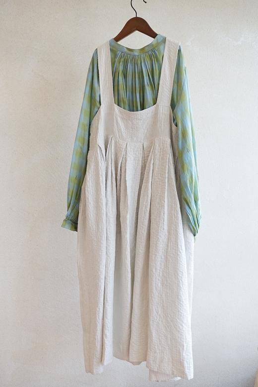 MAKU textiles｜丝棉羊毛宽背带裙连衣裙 商品图12