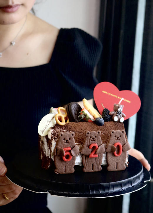 520情侣小熊提拉米苏蛋糕卷蛋糕 商品图3