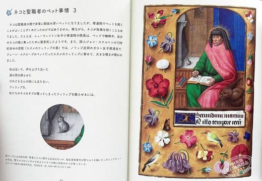 【中商原版】中世纪猫的生活 装饰手抄本图鉴 日文艺术原版 中世ネコのくらし 装飾写本でたどる Kathleen Walker-Meikle 商品图5