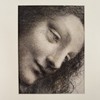 达芬奇《圣母的头部肖像》（带框装裱画） 商品缩略图6