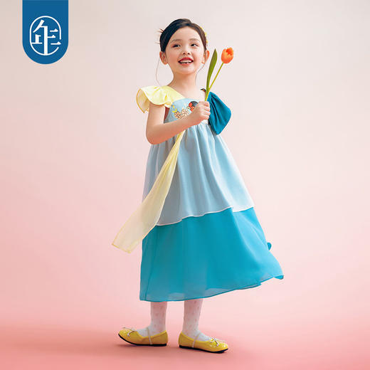 《燕舞欢欣连衣裙》2024夏季新款新中式无袖背心裙 商品图2