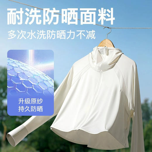 【一体式防晒衣，一件顶3件】2024新款升级冰感黑胶大帽檐防晒衣 冰凉舒适 均码不挑身材 商品图2