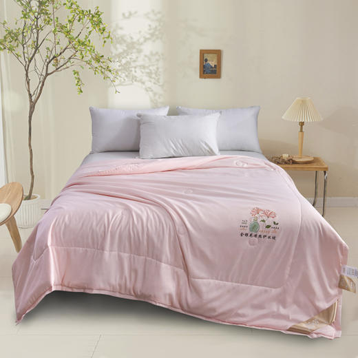 【紫韵家纺】紫韵 金银花清凉护肤被 ZY-BM1666 200*230cm 商品图0