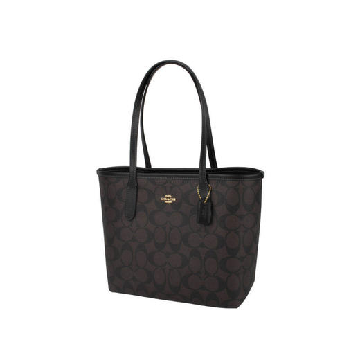 COACH 奥莱款女士PVC配皮单肩斜挎包 商品图1