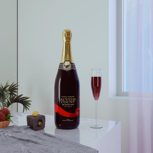 澳洲伯爵低糖无醇起泡红葡萄汁 750ml【Z】 商品图1