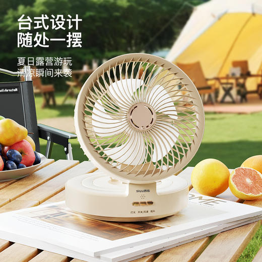 西佑悬浮折叠免打孔氛围灯空气循环扇 商品图3