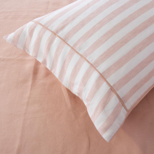 原野纯麻三件套纯亚麻条纹小清新 商品图2