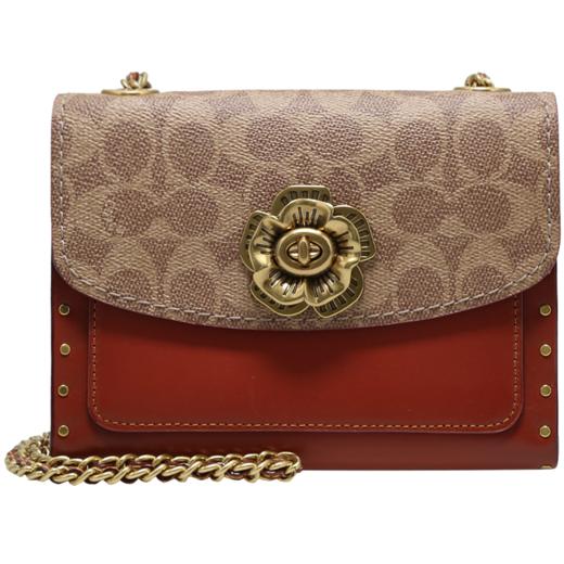 COACH 奥莱款 Parker迷你女士PVC配皮单肩斜挎包 商品图11