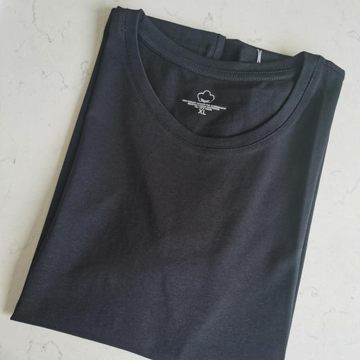 休闲T恤圆领纯色纯棉【FL22507】 商品图2