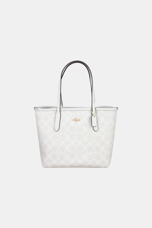 COACH 奥莱款女士PVC配皮单肩斜挎包 商品图12