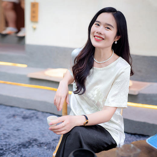 【现货】国风  刺绣款上衣 商品图0