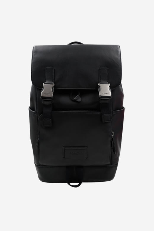 COACH 奥莱款大号男士皮质双肩背包 商品图1