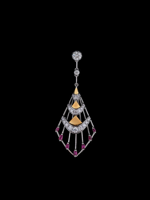 LUCINE高级珠宝｜《曼哈顿》系列 日落大道耳坠 商品图3