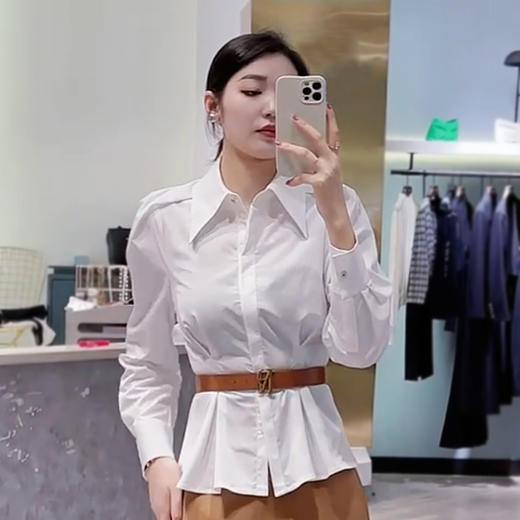 皓色、漆黑色衬衫HJ1F10 商品图1