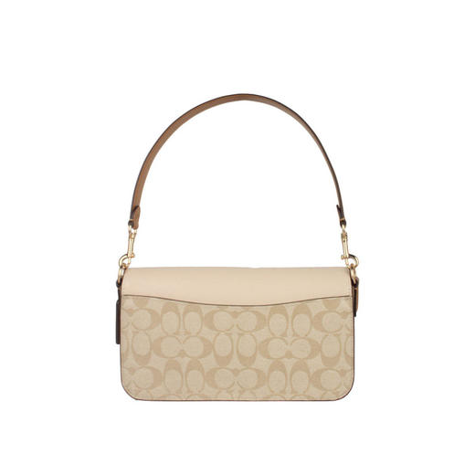 COACH 奥莱款女士PVC配皮单肩斜挎手提包 商品图3