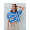TeenieWeenie小熊条纹T恤女夏季女t恤TTRS246507N 商品缩略图2