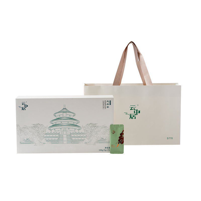 云中居知晓系列特级礼盒装龙井茶150g(3g×50)