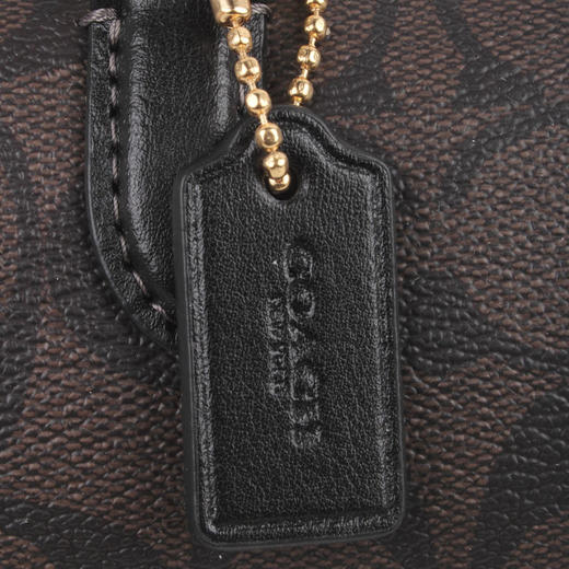 COACH 奥莱款女士PVC配皮单肩斜挎手提包 商品图7