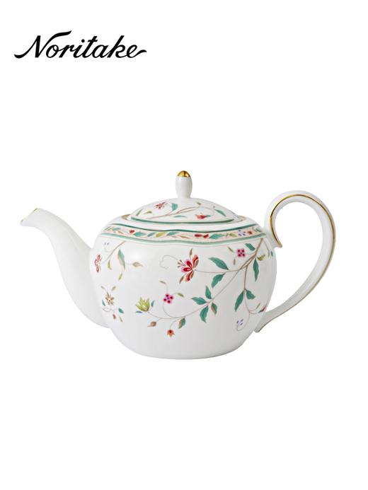 Noritake则武 HANASARASA骨瓷小茶壶单壶欧式下午茶茶具家用礼盒 商品图1
