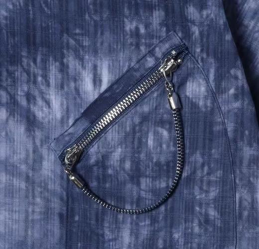 D2017新款百搭小众宽松设计感潮流渐变Polo短袖衬衫 商品图2